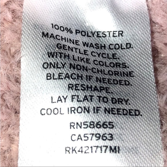 Susina Pink Adobe Soft Teddy Fleece Collared Button Down Cardigan Sweater SzXS - Picture 16 of 16